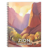 Zion National Park | Reis Waterverf Notitieboek (Voorkant)