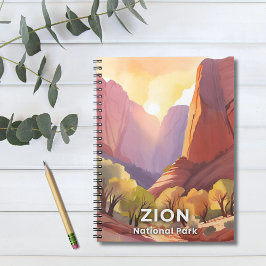 Zion National Park | Reizen Waterverf Notitieboek