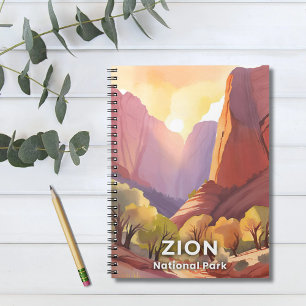 Zion National Park   Reizen Waterverf Notitieboek