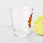 Zion National Park Retro Compass Emblem Shot Glas (Links)