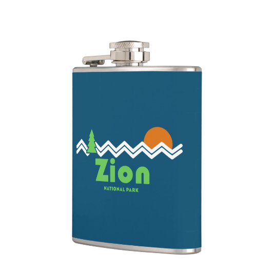 Zion National Park Retro Heupfles (Links)