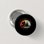 Zion National Park Ronde Button 3,2 Cm (Voorkant /achterkant)