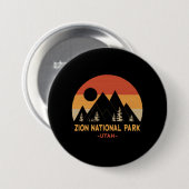 Zion National Park Ronde Button 7,6 Cm (Voorkant /achterkant)