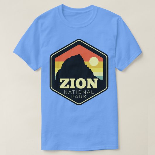 Zion National Park Southern Utah  Sunset He T-shirt (Design voorkant)