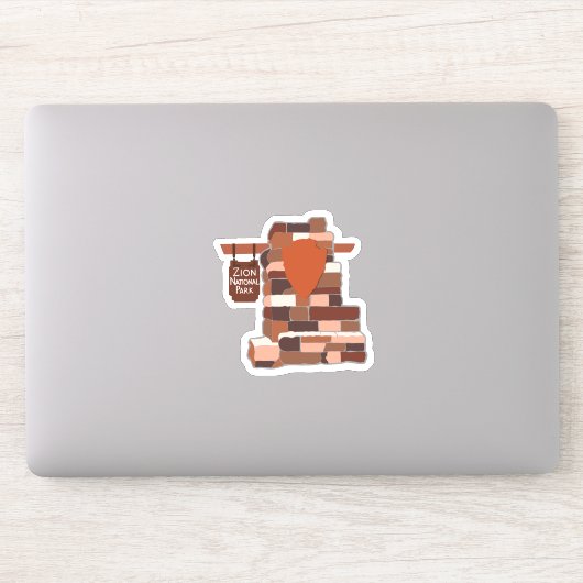 Zion National Park sticker (Computer)