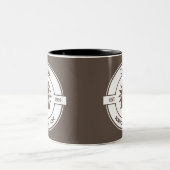 Zion National Park Sun Trees Tweekleurige Koffiemok (Center)