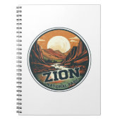 Zion National Park Sunset Travel Notitieboek (Voorkant)