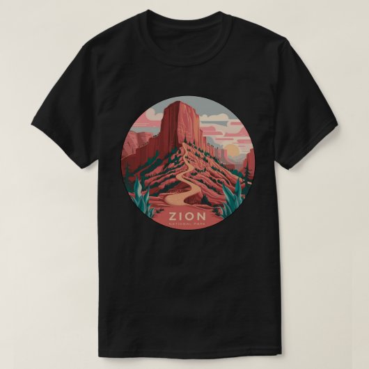 Zion National Park  T-shirt (Design voorkant)