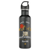 Zion National Park T Shirt Waterfles (Voorkant)