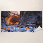 Zion National Park the Narrows Beach Towel Strandlaken (Voorkant)