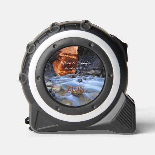 Zion National Park the Narrows Groomsman Gift Rolmaat (Voorkant)