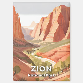 Zion National Park | Travel Waterverf Valley Magneet