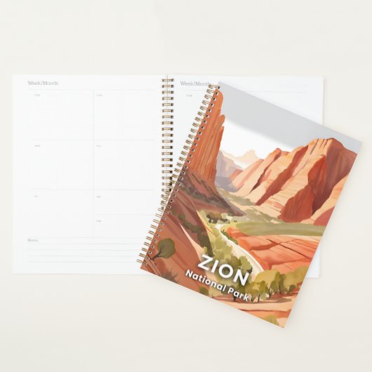 Zion National Park | Travel Waterverf Valley Planner (Display)