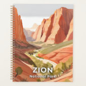 Zion National Park | Travel Waterverf Valley Planner (Voorkant)