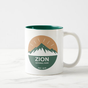 Zion National Park Tweekleurige Koffiemok
