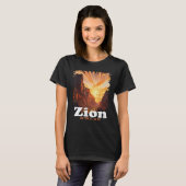 Zion National Park US Trail Explore Utah Camping H T-shirt (Voorkant volledig)