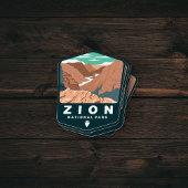 Zion National Park Utah | Afgesneden Sticker