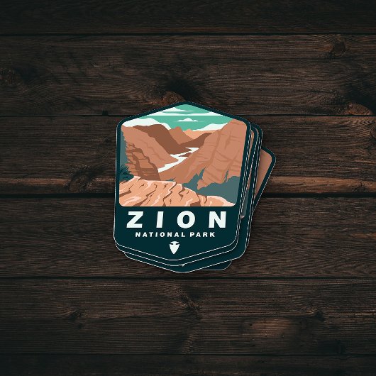 Zion National Park Utah | Afgesneden Sticker
