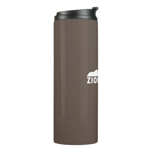 Zion National Park Utah alsjeblieft Thermosbeker (Gedraaid links)