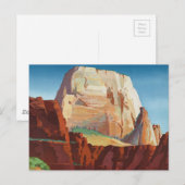 Zion National Park, Utah America Travel Briefkaart (Voorkant / Achterkant)