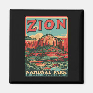 Zion National Park Utah Angels Landing Hik Magneet