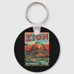 Zion National Park Utah Angels Landing Hik Sleutelhanger