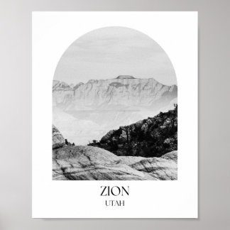 Zion National Park Utah Arch fotoprint Poster
