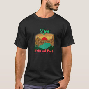 Zion National Park Utah Bergbezoeker Toerist T-shirt