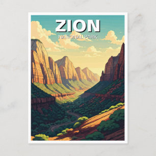 Zion National Park Utah Briefkaart