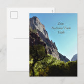 Zion National Park Utah Briefkaart (Voorkant / Achterkant)