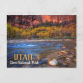 Zion National Park Utah Briefkaart (Voorkant)