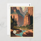 Zion National Park Utah Briefkaart (Voorkant / Achterkant)