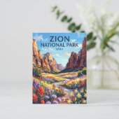 Zion National Park Utah Briefkaart (Staand voorkant)