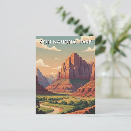 Zion National Park Utah Briefkaart (Staand voorkant)