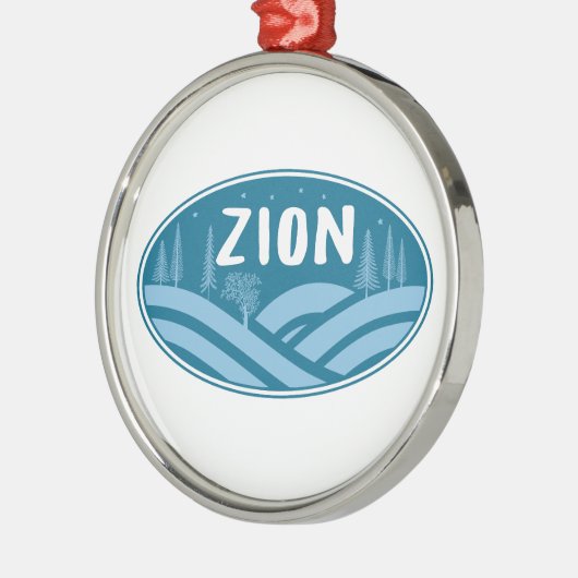 Zion National Park Utah, buitenshuis Metalen Ornament (Links)