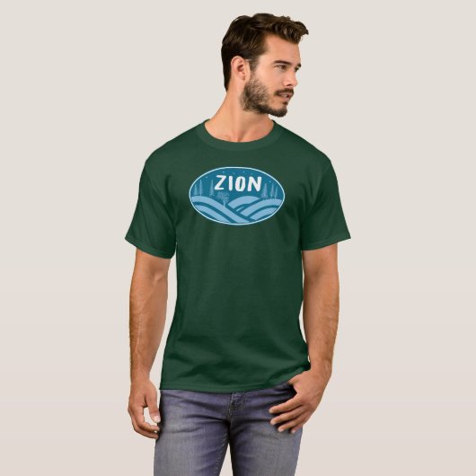 Zion National Park Utah, buitenshuis T-shirt (Voorkant volledig)
