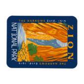 Zion National Park Utah de Narrows Magneet (Horizontaal)