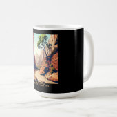 Zion National Park Utah, de waterverf van de Narro Koffiemok (Voorkant rechts)