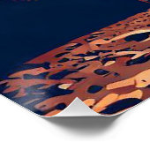 Zion National Park Utah, de waterverf van de Narro Perfect Poster (Hoek)