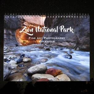 Zion National Park Utah Fijne Kunstfotografie 2026 Kalender