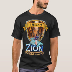 Zion National Park Utah I Hikkte de Narrows Retro T-shirt