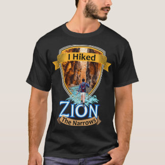 Zion National Park Utah I Hikkte de Narrows Retro T-shirt