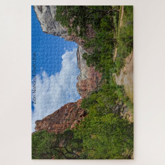 Zion National Park Utah Jigzaag Puzzle Legpuzzel (Verticaal)