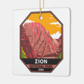 Zion National Park Utah  Keramisch Ornament (Links)