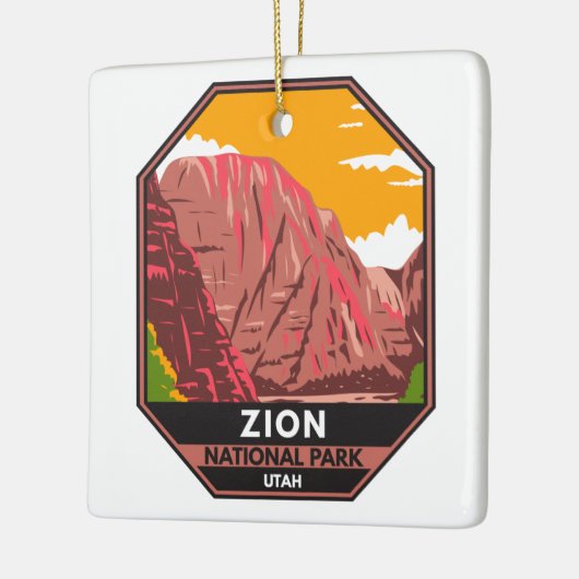 Zion National Park Utah  Keramisch Ornament (Links)