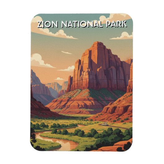 Zion National Park Utah Magneet (Verticaal)