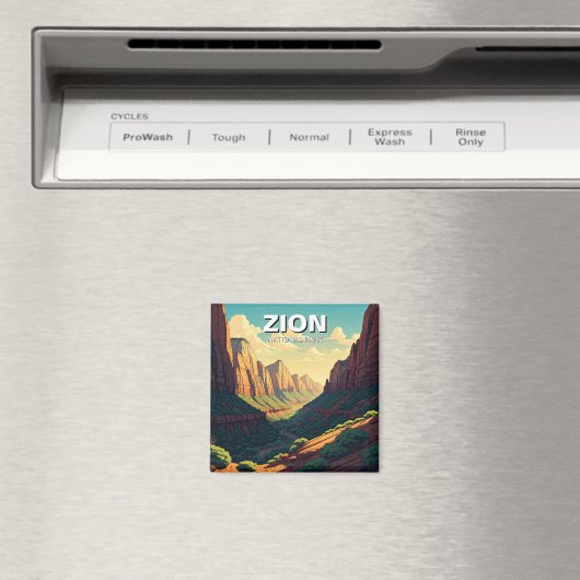 Zion National Park Utah Magneet (Insitu (Vaatwasser))