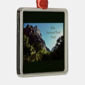 Zion National Park Utah Metalen Ornament (Rechts)