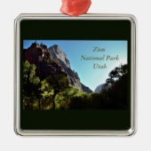 Zion National Park Utah Metalen Ornament (Voorkant)