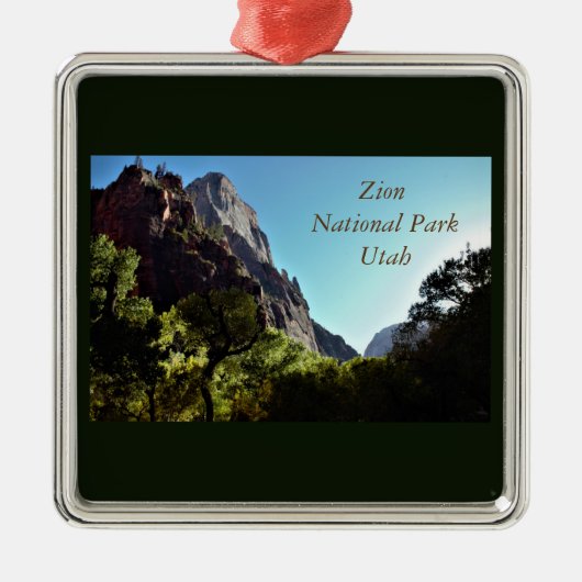 Zion National Park Utah Metalen Ornament (Voorkant)